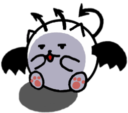 Fatty cat 2 sticker #4774928