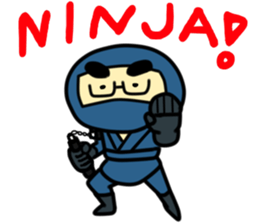 Leisure NINJA boy sticker #4774984