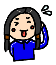 Komachi girls no language sticker #4775109