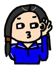 Komachi girls no language sticker #4775112