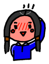 Komachi girls no language sticker #4775113