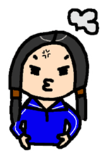 Komachi girls no language sticker #4775116