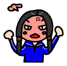 Komachi girls no language sticker #4775117