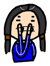 Komachi girls no language sticker #4775119