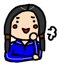 Komachi girls no language sticker #4775120