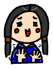 Komachi girls no language sticker #4775121