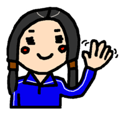 Komachi girls no language sticker #4775122