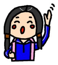 Komachi girls no language sticker #4775123