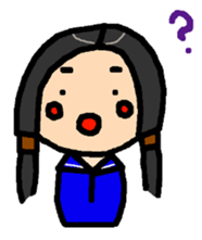 Komachi girls no language sticker #4775130