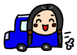 Komachi girls no language sticker #4775141