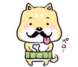 shibainu and mikeneko sticker #4775433