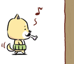 shibainu and mikeneko sticker #4775455