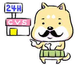 shibainu and mikeneko sticker #4775461