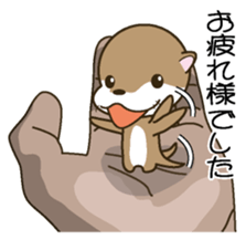 Butler of a small otter sticker #4776152