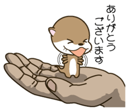 Butler of a small otter sticker #4776156