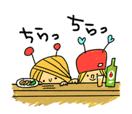 Dining bar "coccinelle" sticker #4776248