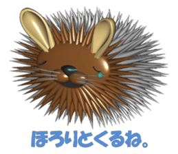 Needle Rabbit Lion sticker #4776312