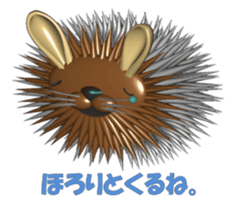 Needle Rabbit Lion sticker #4776312