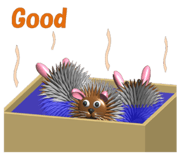 Needle Rabbit Lion sticker #4776322