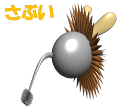 Needle Rabbit Lion sticker #4776333