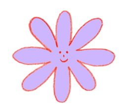 Flowers and animals sticker #4776678