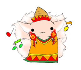 the Nine-tailed cat sticker #4776705