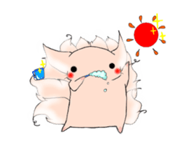 the Nine-tailed cat sticker #4776708