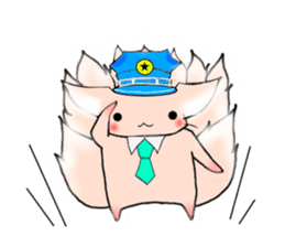 the Nine-tailed cat sticker #4776712