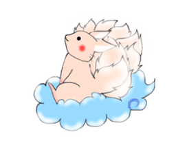 the Nine-tailed cat sticker #4776726