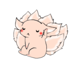 the Nine-tailed cat sticker #4776733