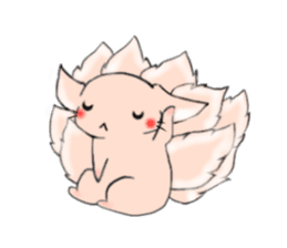 the Nine-tailed cat sticker #4776733