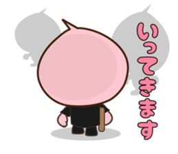 peach character momomomo sticker #4776961
