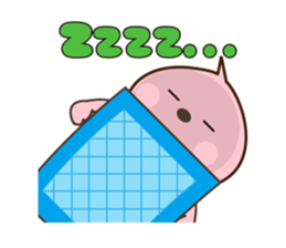 peach character momomomo sticker #4776970