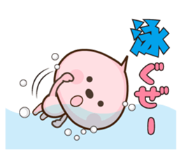 peach character momomomo sticker #4776979