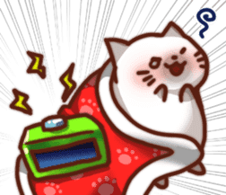 Marshmallow cats sticker #4777076