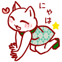 Dress cat sticker #4777745