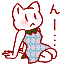 Dress cat sticker #4777748