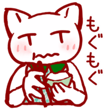 Dress cat sticker #4777753