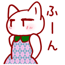 Dress cat sticker #4777767