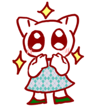 Dress cat sticker #4777771