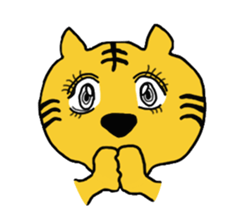 Tiger and Cow sticker #4777784