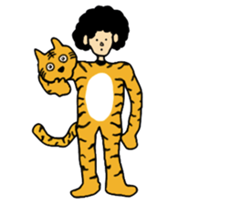 Tiger and Cow sticker #4777792