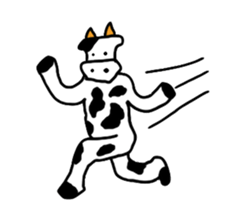 Tiger and Cow sticker #4777799