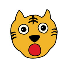 Tiger and Cow sticker #4777802