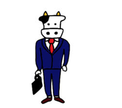 Tiger and Cow sticker #4777808