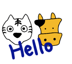 Tiger and Cow sticker #4777816
