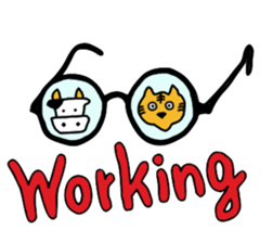 Tiger and Cow sticker #4777821