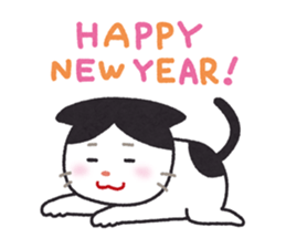 Happy New Year (Woman Version) sticker #4777898