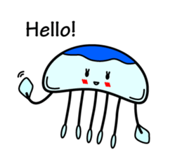 Lovely Jellyfish Sticker sticker #4778305