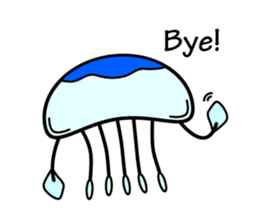 Lovely Jellyfish Sticker sticker #4778306